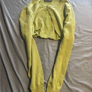 Mexx Bright Lime Green Knit Cardigan
